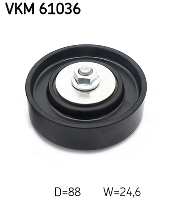 Deflection/Guide Pulley, V-ribbed belt - VKM 61036 SKF